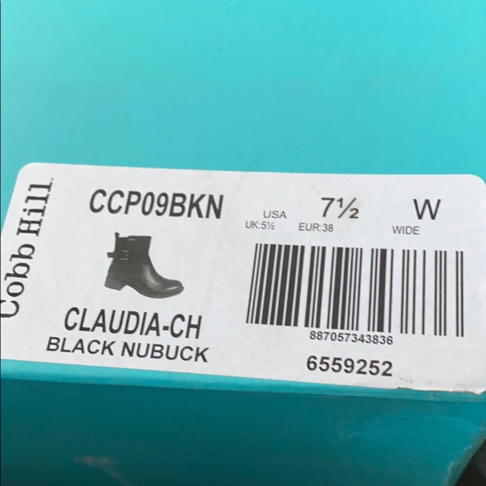Rockport Claudia Waterproof Chelsea Booties 7.5 - Picture 3 of 4